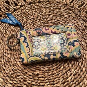 Vera Bradley Multicolor ID Holder with Keyring